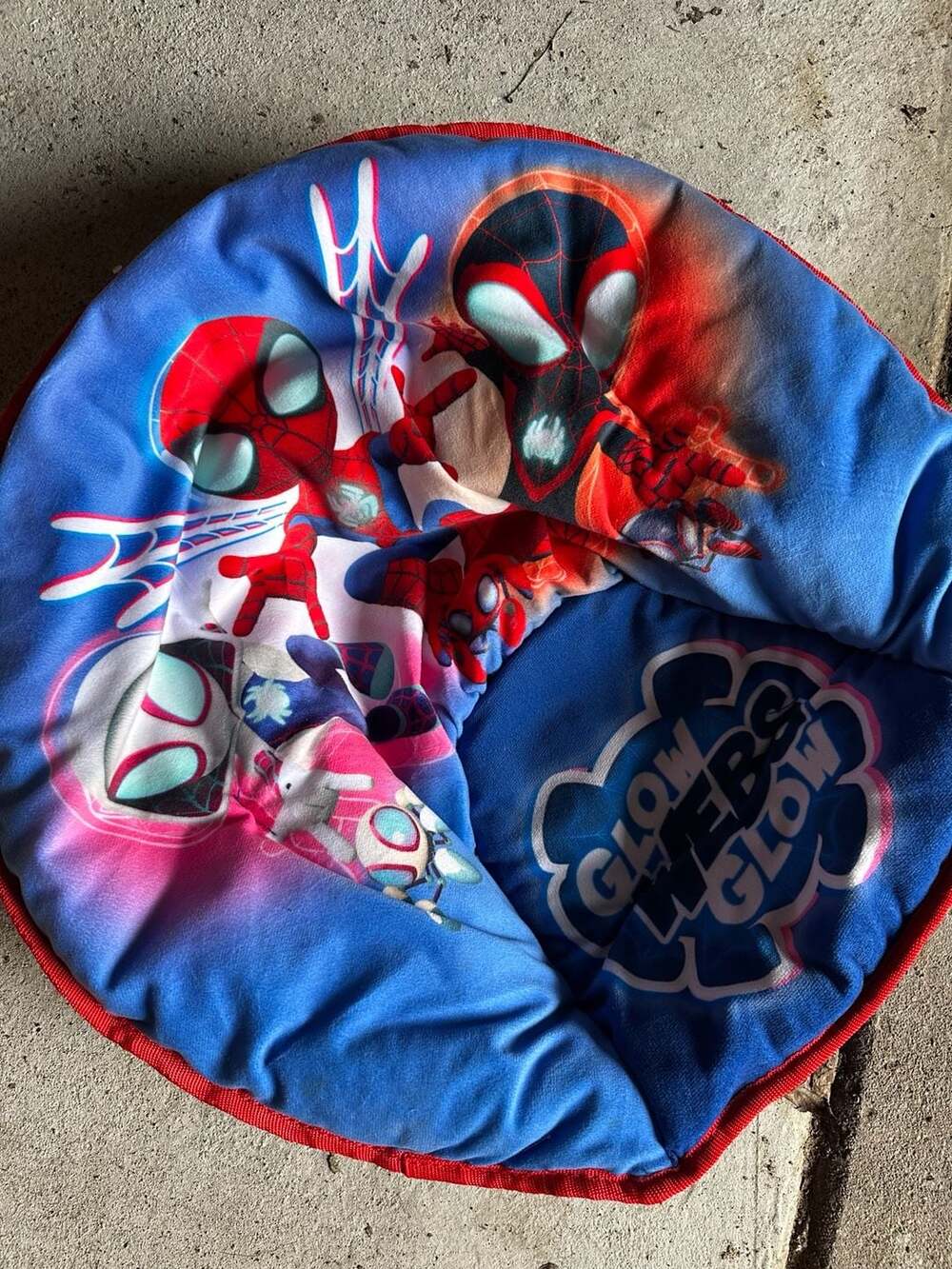 Idea Nuova Marvel Spidey and His Amazing Friends Glow Webs Glow 19" Toddler Sauc